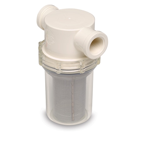 Pentair Shurflo 1/2" Raw Water Strainer - 50 Mesh Screen 253-120-01